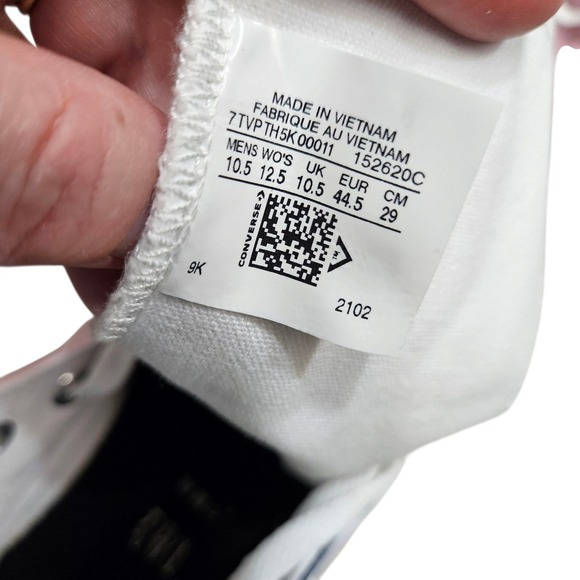 Converse Custom High Top Sneakers Pink Blue Colorblock Mens‎ Size 10.5 - Picture 3 of 10